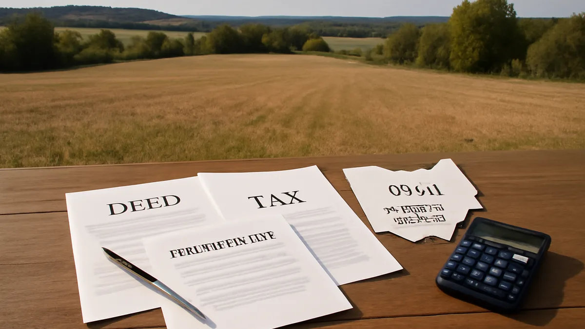 Tax on Selling Land in Ohio