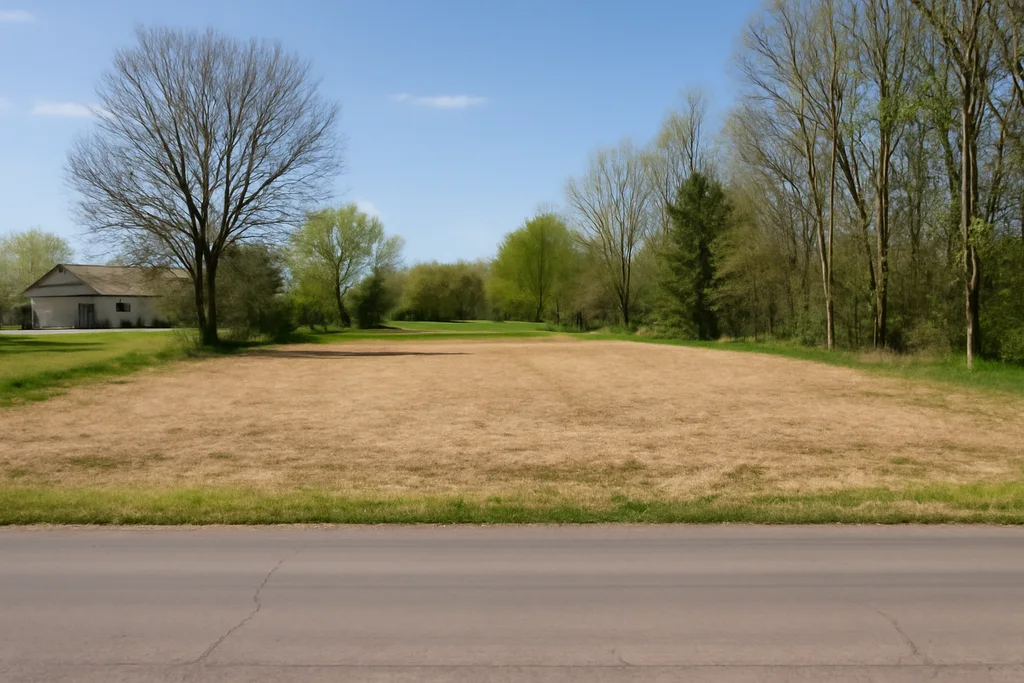 Ohio vacant land parcel with open frontage and sale-ready condition